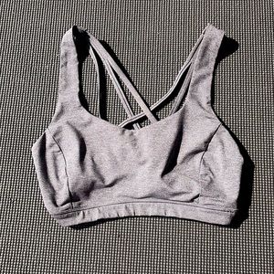 Grey Lululemon Sports Bra - size 8